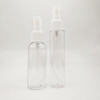 Bouteille de pulvérisation en plastique fin et vide PET 30 ml 50 ml 100 ml 120 ml 150 ml 200 ml 250 ml 500 ml Ambre Blanc Clair Pour les produits cosmétiques