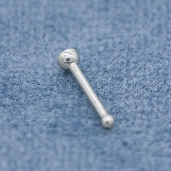 Shiny Colorful Crystals 316L surgical steel nose stud 20G 0.8mm