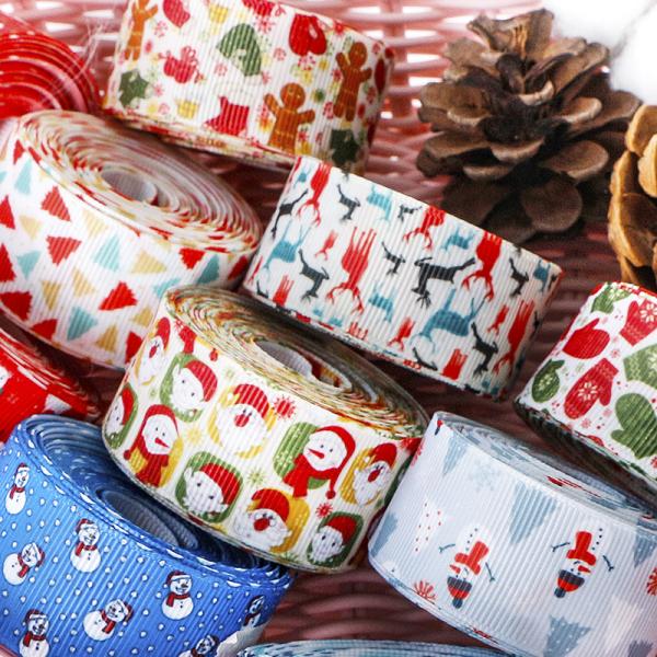 OEM ODM Supported 25mm 100 Yards Thermal Transfer Printed Ribbon for Christmas Wrapping