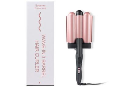 1.25 Inch Three Barrel Hair Waver Ceramic Body Adjustable Heat Settings