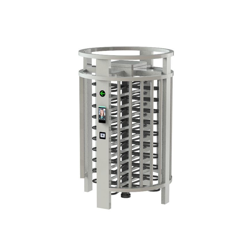 304 Stainless Steel Full Height Turnstile Gate With QR Code