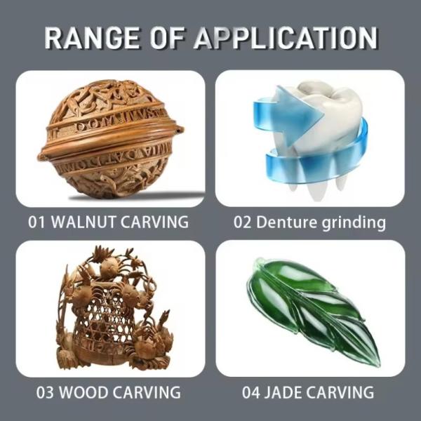 65W Dental Lab Micromotor High Power Speed 35000(R/Min) Strong 204 Dental Micromotor