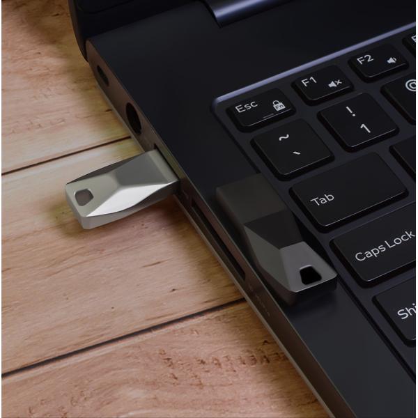 Металлический мини-USB флеш-накопитель 128GB 64GB 32GB 16GB USB-накопитель