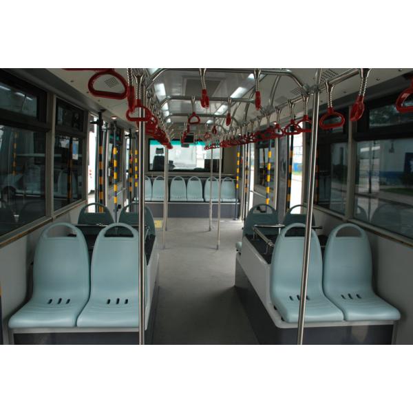 4 Stroke Diesel Engine Ramp Bus , 110 Passenger Luxury Airport Shuttles