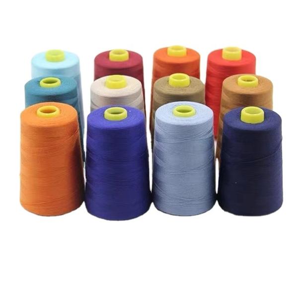 3000Y 4000Y 5000 Yards 10000Meter 100% Spun polyester thread 40s/2 industrial sewing thread