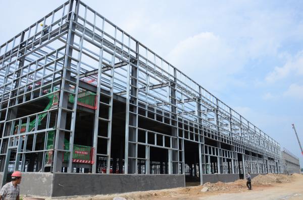 Anti Corrosion Galvanized Steel Structure Building Prefabricated Metal Frame Warehouse
