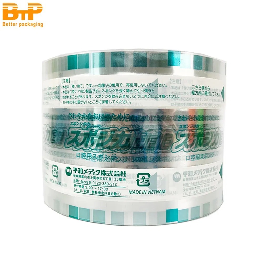 Roll Stock PET PE Food Packaging Custom Printed Mylar Laminated Stretch Plastic Roll Film