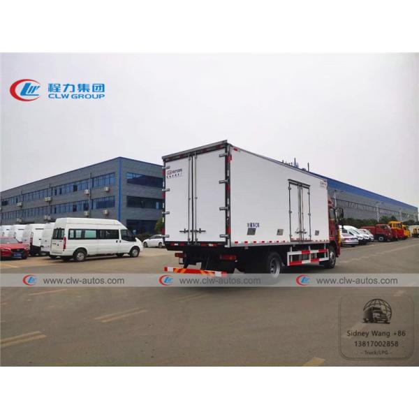 10T FAW 4x2 Refrigerated Van Truck With Carrier Hanxue Thermo King Freezer Unit