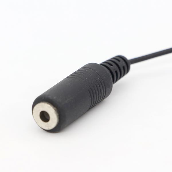 CUSTOM 3.5mm Jack 1 male to 2 Female Y Splitter Headphone Jack Mic PC Audio TRS Splitter Cable
