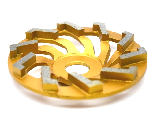 High Grade Metal Bonded Diamond Grinding Wheel For Concrete / Masonry Surface Grinding