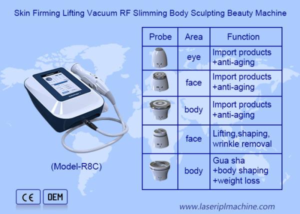5 Heads Vacuum RF Wrinkle Removal Body Sculpting Firming Beauty Machine