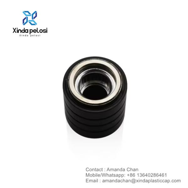 Custom Logo Magnetic Perfume Bottle Cap Aluminium Metal Plastic Bottle Cap