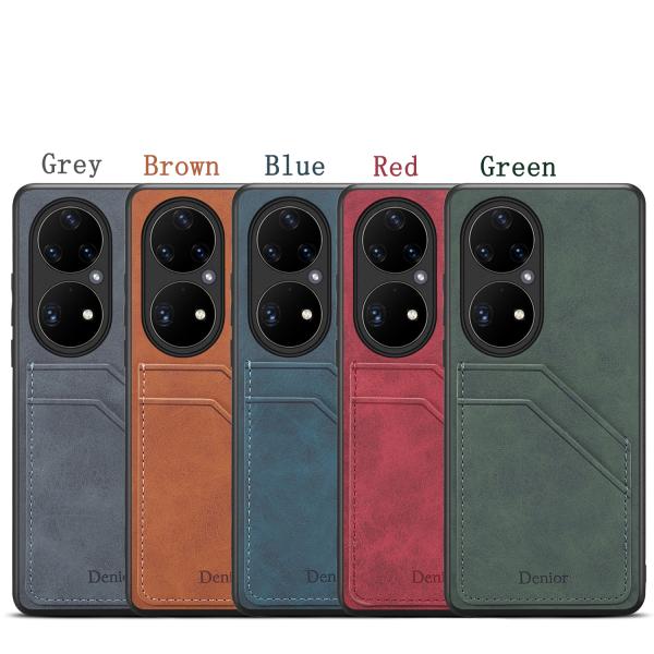 Неподдельное безшовного кожаного телефона бумажника владельца карточки противоударное