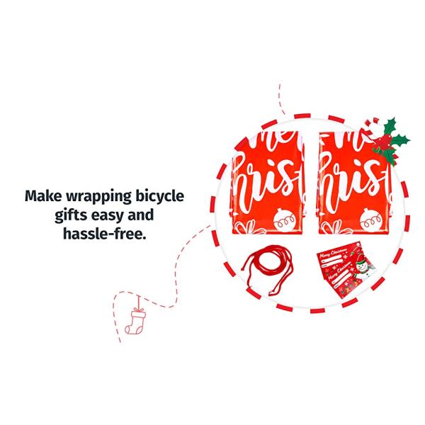 Jumbo Gift Giant Bike Bag, heavy duty Oversized, Jumbo Extra Large, Xmas Present Gift wrapping sacks