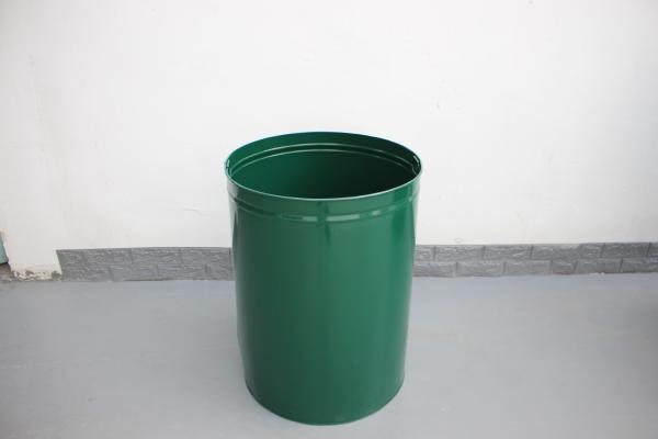 Public Round Outdoor Cigarette Ashtray Flanged Surface Mounted Type