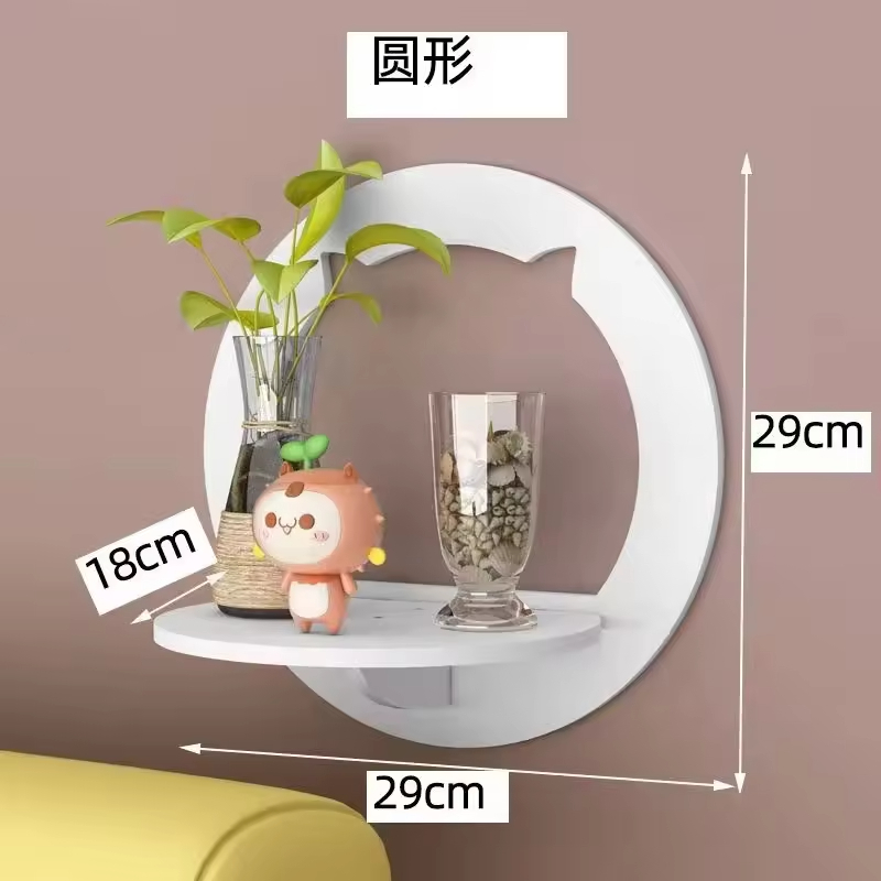 High Quality Wall Organizer Floating Storage Shelves Wall Mounted Flower Pot Holder Racks for Living Room Bedroom