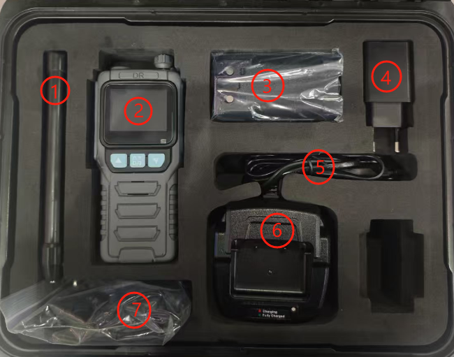 1.5km Range Super FPV Early Warning Dual-Mode Handheld Drone Detector with ≤3s Response