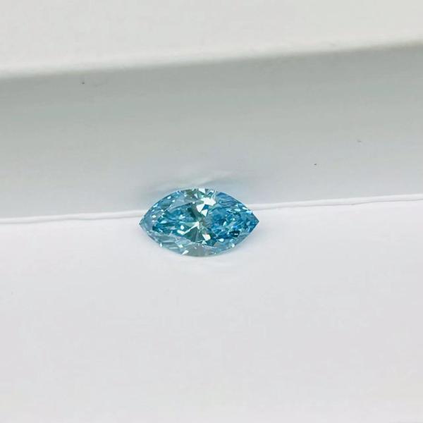 диамант выросли лабораторией, который голубых диамантов 0.7ct голубой Marquise IGI аттестовал