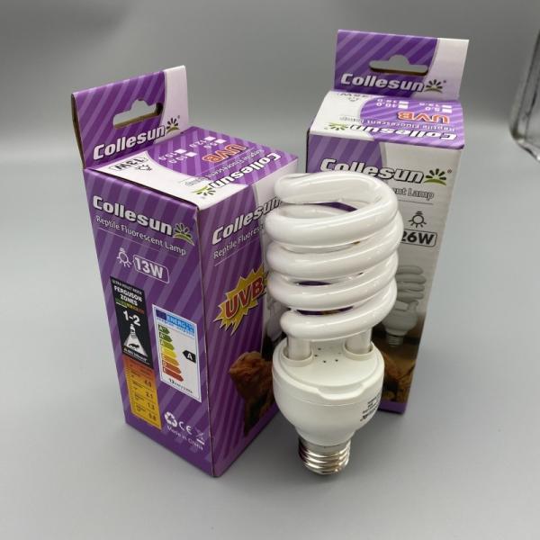 バードドラゴン CFL UVBランプ 10.0 26ワット UVA UVB 爬虫類の電球