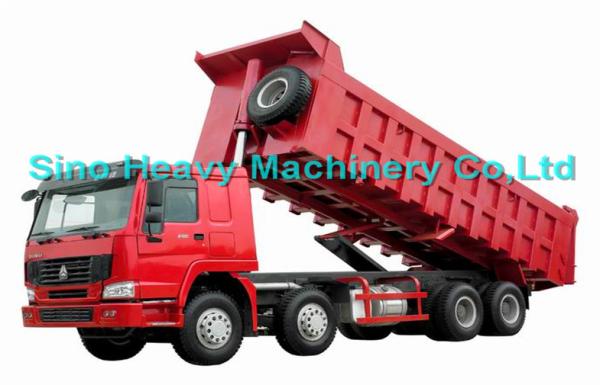 HOWO Manual 8x4 Dump Truck , 30 Ton International Dump Trucks