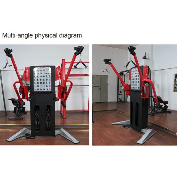 Multi Station Commercial Gym Fitness Equipment Free Motion Dual Cable Cross Machine