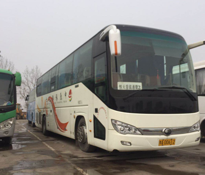 100000KM 51 Seats 2015 Euro IV Emission Air Bag AC Used YUTONG Luxury coach Bus