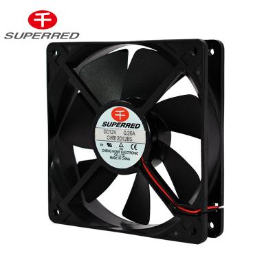 12038 fã impermeável sem escova de baixo nível de ruído do ventilador de refrigeração da C.C. da boa qualidade de 12V 24V