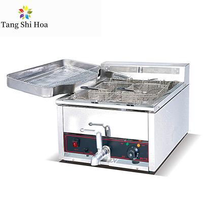 friteuse profonde de la nourriture 17L panier multifonctionnel commercial électrique de friteuse de double