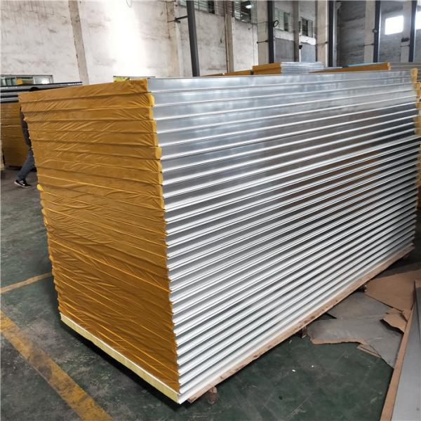 50mm greywhite outdoor decor rock wool sandwich walls panels for worker camp