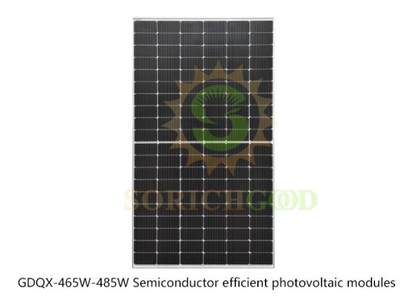465W-485W Painéis de Silício Monocristalino para Sistemas Solares Residenciais e Comerciais
