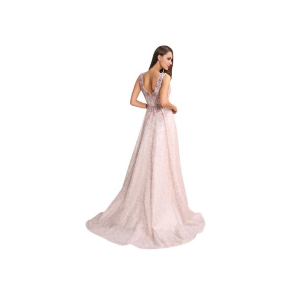 Sexy Sweetheart Pink Womens Party And Evening Dresses / Cap Sleeve Ball Gown