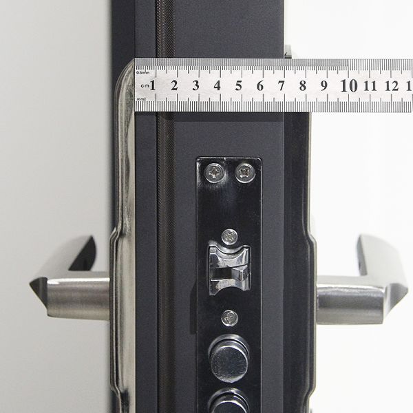 Manual Operation Steel Minimalist Main Door With Wrought Iron Decor