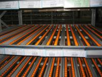 Q235 Steel Carton Flow Racks Warehouse Storage Flow Through Racking