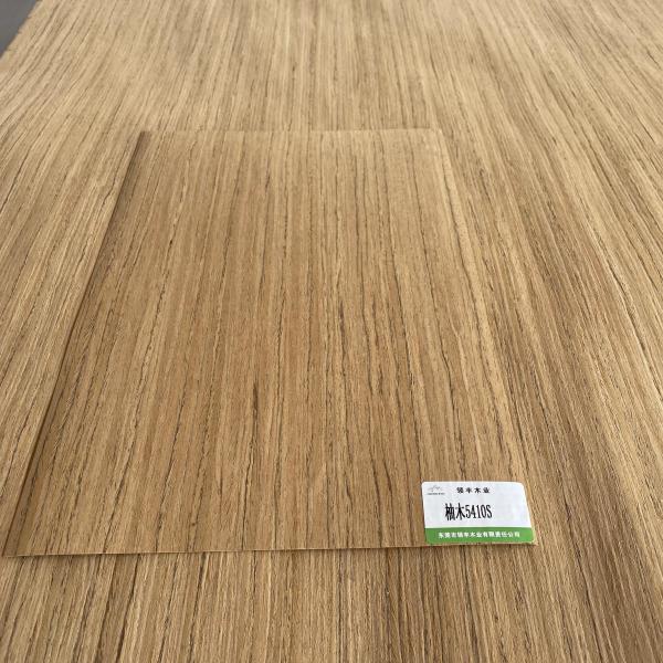 Furniture Grade Engineered Teak Wood Veneer 0.4mm Moisture Content 8%±2%