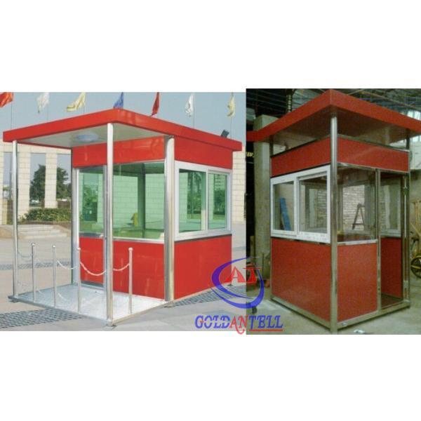 Movable Portable Outdoor Sentry Box , Stainless Steel sentry house