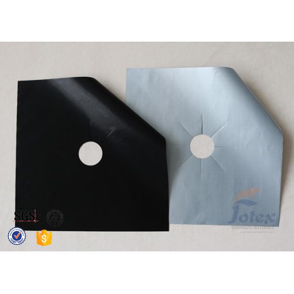 0.08mm 0.12mm PTFEの上塗を施してあるガラス繊維の生地PTFE Stovetopバーナーの保護装置