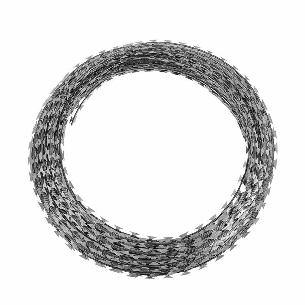 Anti-climb Electric Barbed Razor Wire Fence Security Razor Barbed Wire Mesh For Airport Protection
