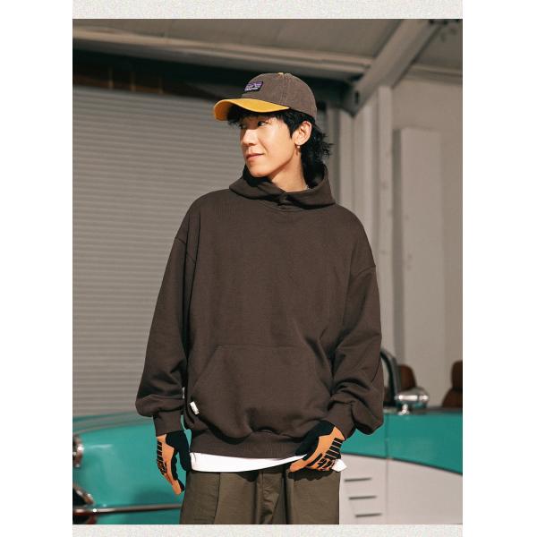 Unisex Retro American Streetwear Heavyweight Pullover Hoodie Sweatshirts 20 Oz Regular Sleeve Style