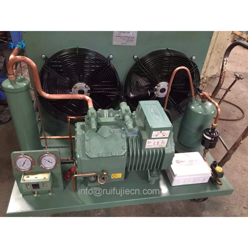 RFJ 4GE-23Y-40P Refrigeration Controls Box Type Air - Cooled Condenser Unit For Deep Freezer