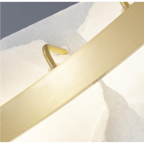 Железный латунный цвет Scagliola роскошные потолочные фонари для домашнего убранства