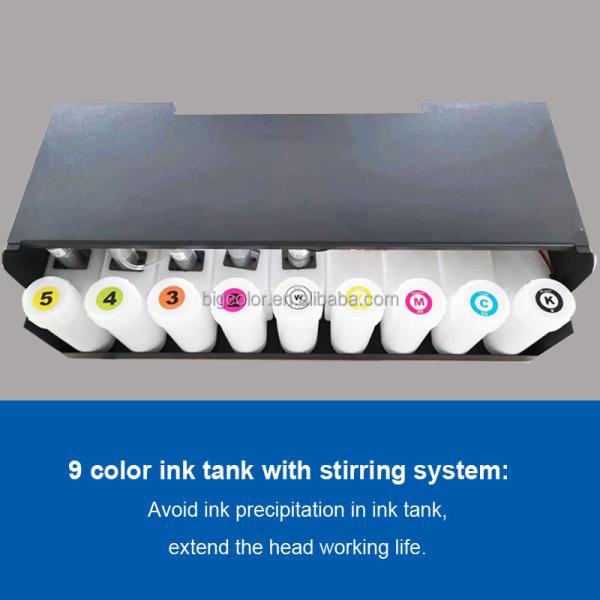 Большой цветный 60 см DTF принтер с порошкообразователем и двумя или тремя головами для печати i1600 или i3200