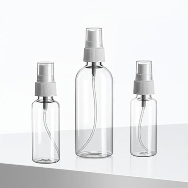 Storage Made Simple with Plastic Container Bottles and Spray Pump Included