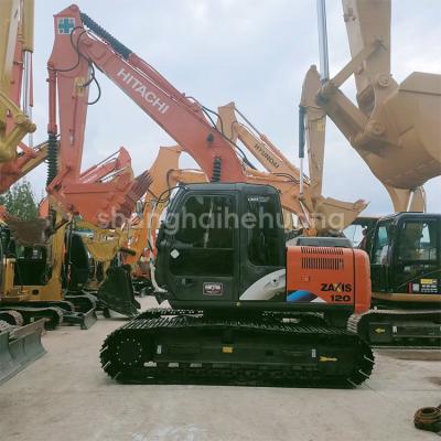 Second Hand Hitachi 120 Excavator with Original Hydraulic Valve and 66KW Power
