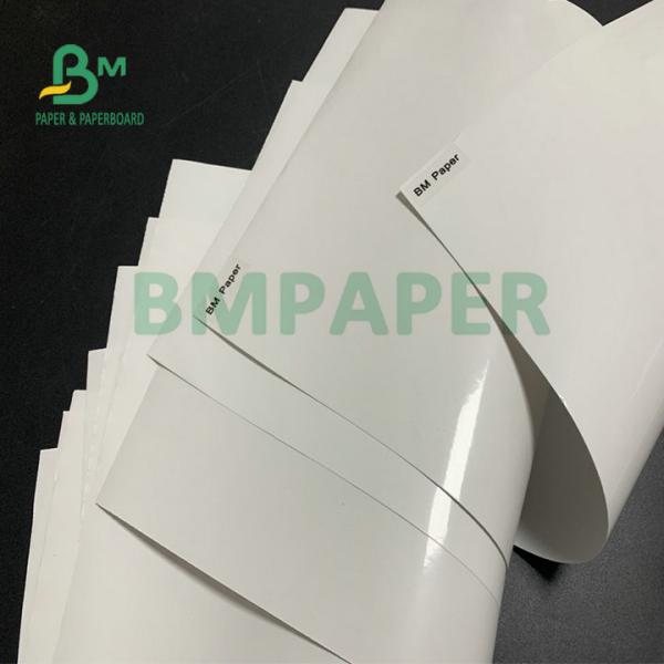 Glossy 80gsm 100gsm C1S Coated  Chromo Paper For Making Label Stickers Блестящая 80 гг. 100 гг. C1S покрытая хромовой бумагой для изготовления наклейки на этикетки