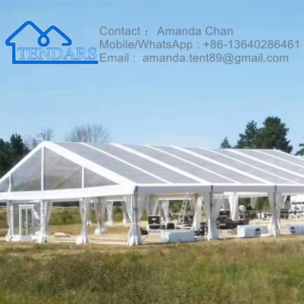 Aluminum Alloy Heavy Duty Marquee Tent Clear Roof Party Tents For Events Outdoor