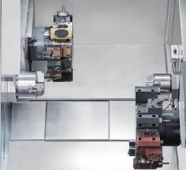 4 Axis Dual Spindle Metal Lathe Machine Lathe And Milling Machine