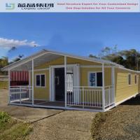 Maison de conteneurs modulaire de luxe, de petite taille, de bureau évolutif, de 20 pieds, 40 pieds.