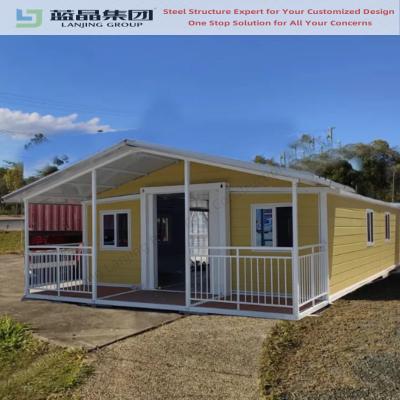 Maison de conteneurs modulaire de luxe, de petite taille, de bureau évolutif, de 20 pieds, 40 pieds.