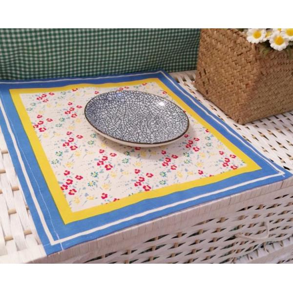 36 * 38cm Floral Kitchen Dish Towels With High Water And Grease Absorption