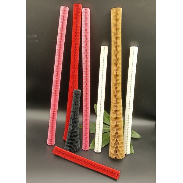 Manga de papel de papel amortiguada de encargo reciclable del embalaje de Kraft del abrigo del panal